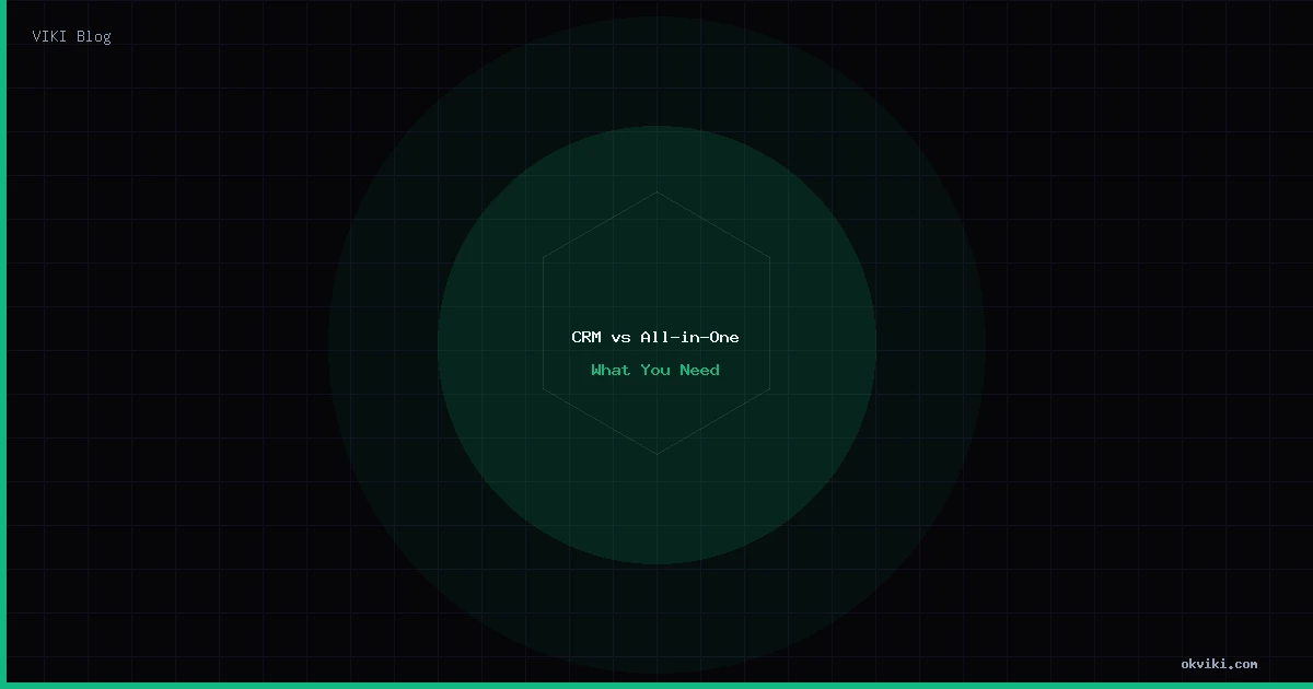 CRM vs Plataforma Todo-en-Uno: ¿Qué Necesita Realmente tu Empresa?