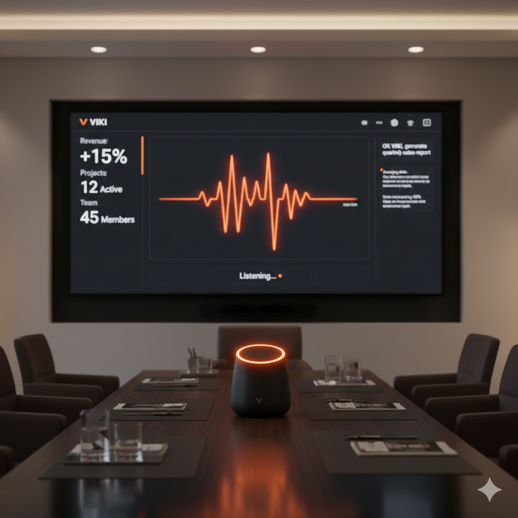 VIKI Pod con display — modo escucha
