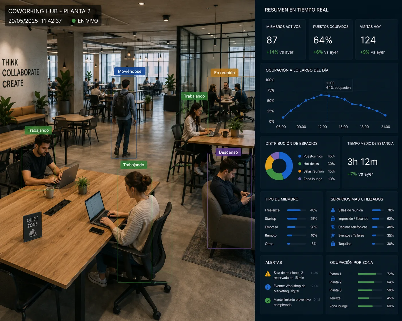 Todo lo que VIKI hace por un coworking